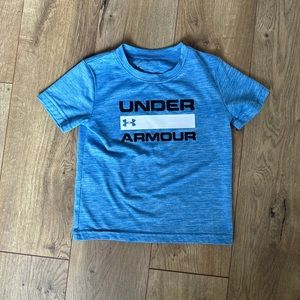 Kids blue under armour tahirt